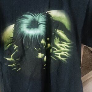 Hulk Marvel Comics Mens medium Action Figure T-shirt Black NEW Incredible Aveng
